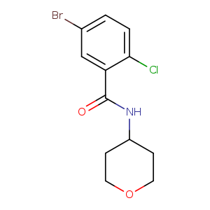 5-Bromo-2-chloro-N-(tetrahydro-2H-pyran-4-yl)benzamide