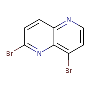 1,5-Naphthyridine, 2,8-dibromo-