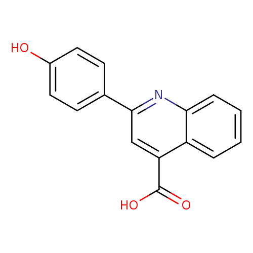 4-Quinolinecarboxylicacid, 2-(4-hydroxyphenyl)-