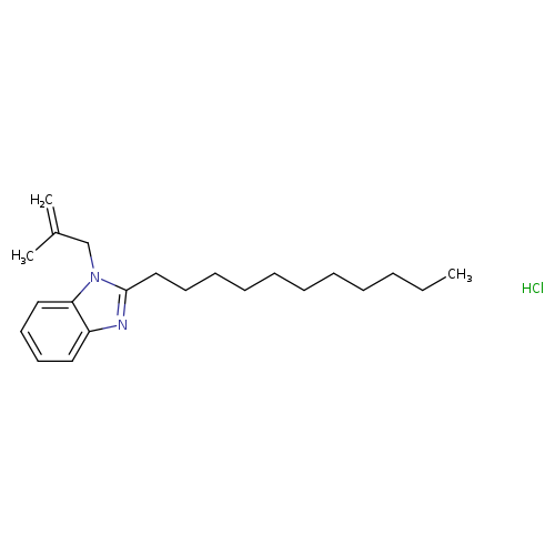 1-(2-methylprop-2-en-1-yl)-2-undecyl-1H-1,3-benzodiazole hydrochloride