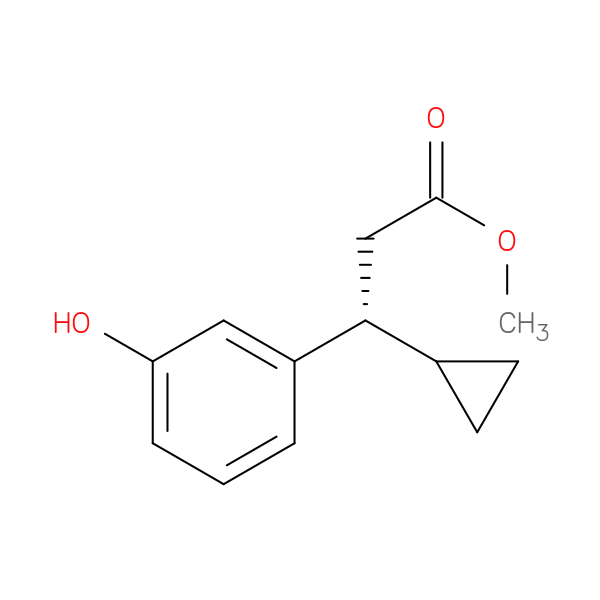 (R)-methyl 3-cyclopropyl-3-(3-hydroxyphenyl)propanoate