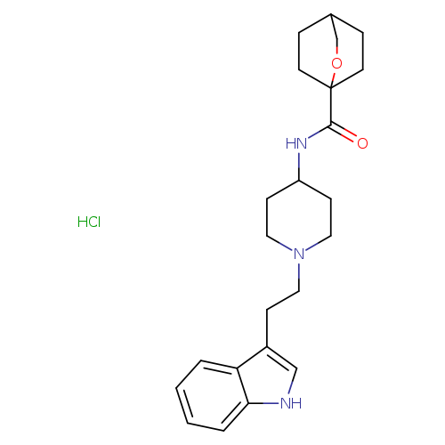N-{1-[2-(1H-indol-3-yl)ethyl]piperidin-4-yl}-2-oxabicyclo[2.2.2]octane-1-carboxamidehydrochloride