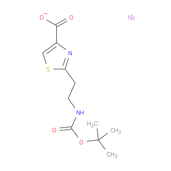 Sodium 2-(2-([(tert-butoxy)carbonyl]amino)ethyl)-1,3-thiazole-4-carboxylate