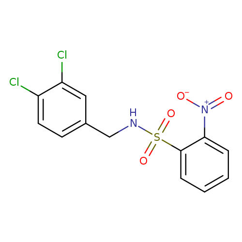 N-[(3,4-dichlorophenyl)methyl]-2-nitrobenzene-1-sulfonamide