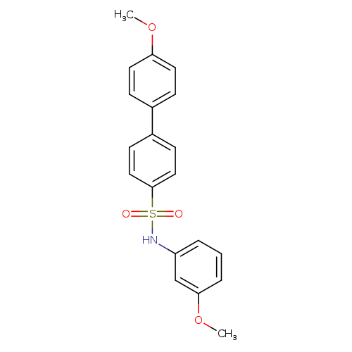 4'-methoxy-N-(3-methoxyphenyl)-[1,1'-biphenyl]-4-sulfonamide