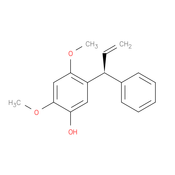 2,4-Dimethoxy-5-[(S)-1-phenyl-2-propenyl]phenol