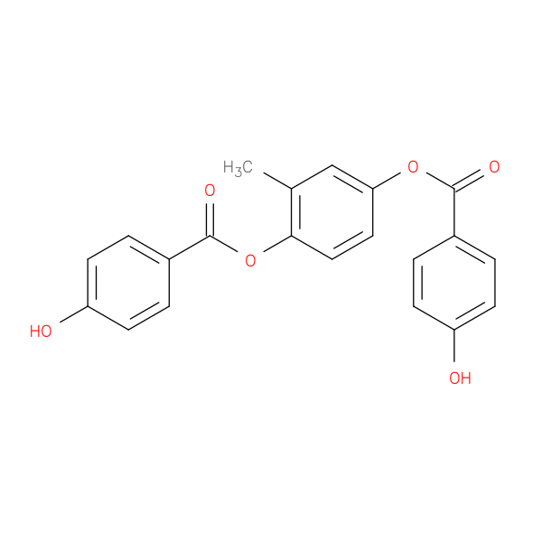 Benzoic acid, 4-hydroxy-, 1,1′-(2-methyl-1,4-phenylene) ester