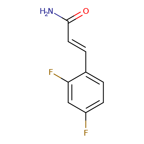 (2E)-3-(2,4-Difluorophenyl)prop-2-enamide