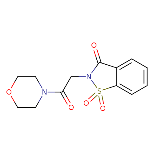 2-(2-morpholino-2-oxoethyl)-1H-1,2-benzisothiazole-1,1,3(2H)-trione