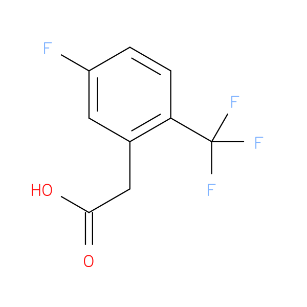 2-(5-Fluoro-2-(trifluoromethyl)phenyl)acetic acid