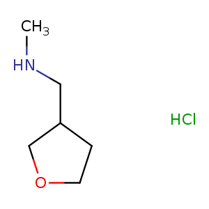 3-Furanmethanamine, tetrahydro-N-methyl-, hydrochloride (1:1)