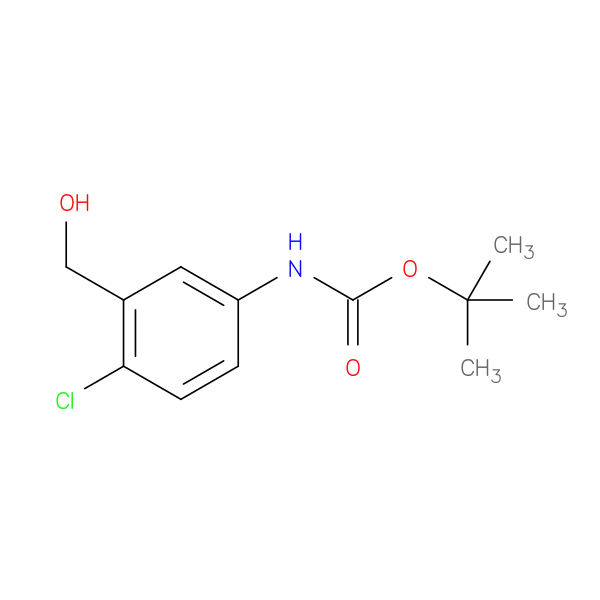 tert-butyl N-[4-chloro-3-(hydroxymethyl)phenyl]carbamate