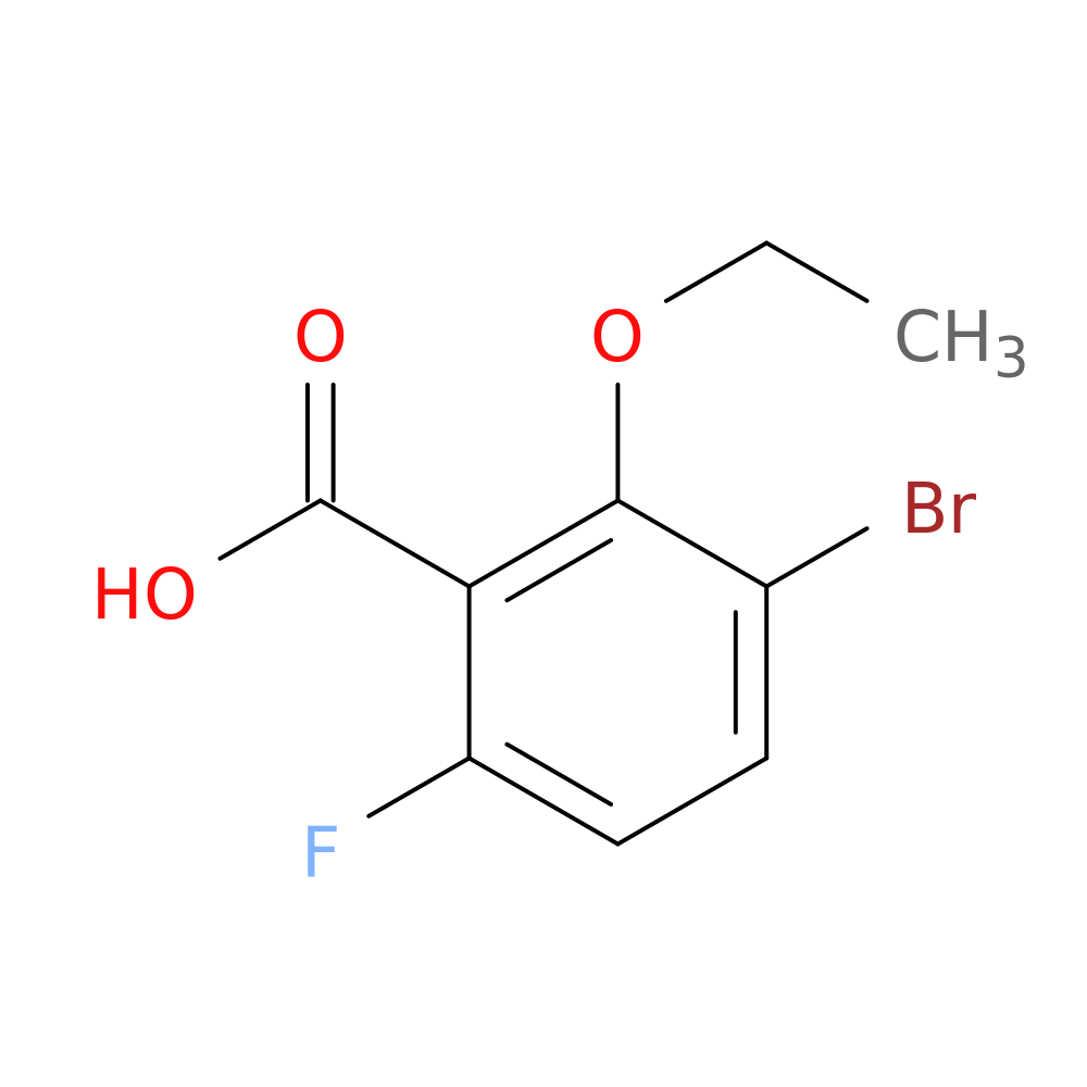 3-Bromo-2-ethoxy-6-fluorobenzoic acid