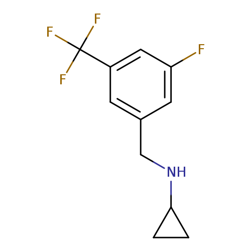N-{[3-fluoro-5-(trifluoromethyl)phenyl]methyl}cyclopropanamine