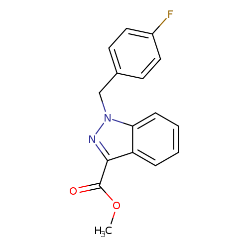 methyl 1-(4-fluorobenzyl)-1H-indazole-3-carboxylate