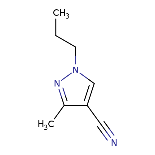 3-Methyl-1-propyl-1h-pyrazole-4-carbonitrile