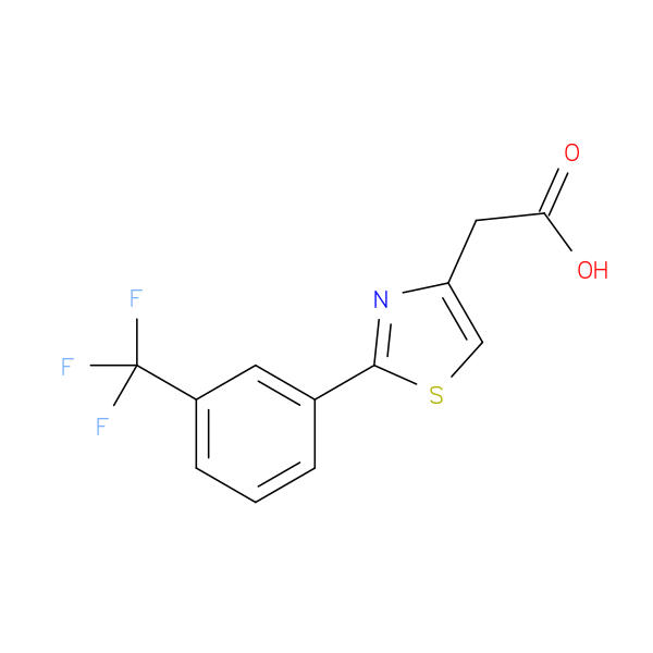 2-(2-(3-(Trifluoromethyl)phenyl)thiazol-4-yl)acetic acid