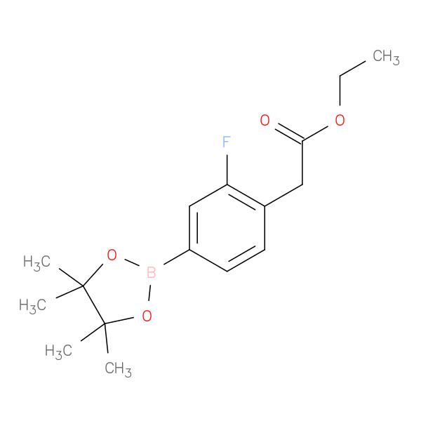Ethyl 2-(2-fluoro-4-(4,4,5,5-tetramethyl-1,3,2-dioxaborolan-2-yl)phenyl)acetate