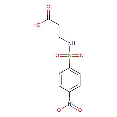 3-[(4-Nitrobenzene)sulfonamido]propanoic acid