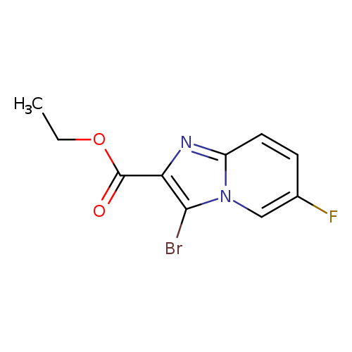 Ethyl 3-bromo-6-fluoroimidazo[1,2-a]pyridine-2-carboxylate