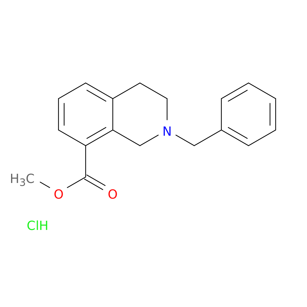 methyl 2-benzyl-3,4-dihydro-1H-isoquinoline-8-carboxylate;hydrochloride