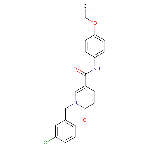 1-[(3-chlorophenyl)methyl]-N-(4-ethoxyphenyl)-6-oxo-1,6-dihydropyridine-3-carboxamide