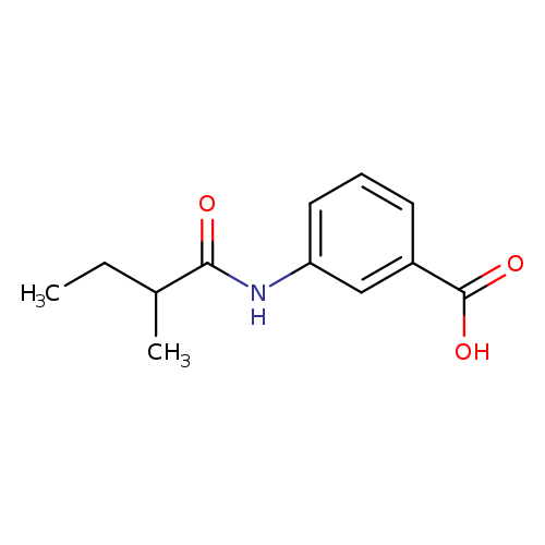 3-(2-Methylbutanamido)benzoic acid
