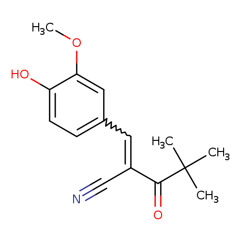 (2E)-2-[(4-hydroxy-3-methoxyphenyl)methylidene]-4,4-dimethyl-3-oxopentanenitrile