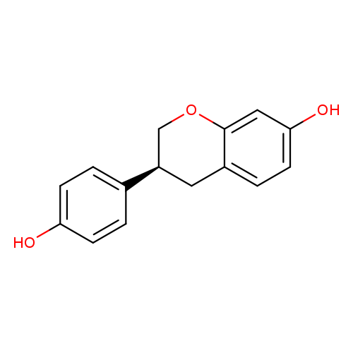 2H-1-Benzopyran-7-ol, 3,4-dihydro-3-(4-hydroxyphenyl)-, (3S)-