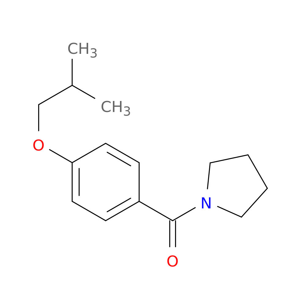 1-[4-(2-methylpropoxy)benzoyl]pyrrolidine