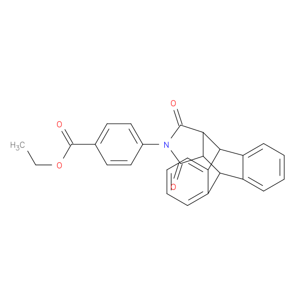 ethyl 4-{16,18-dioxo-17-azapentacyclo[6.6.5.0^{2,7}.0^{9,14}.0^{15,19}]nonadeca-2(7),3,5,9(14),10,12-hexaen-17-yl}benzoate