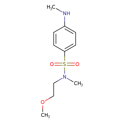N-(2-methoxyethyl)-N-methyl-4-(methylamino)benzene-1-sulfonamide