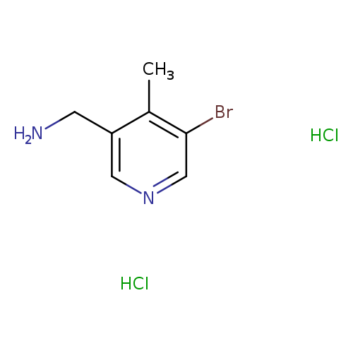 (5-bromo-4-methylpyridin-3-yl)methanamine dihydrochloride