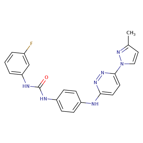3-(3-fluorophenyl)-1-(4-{[6-(3-methyl-1H-pyrazol-1-yl)pyridazin-3-yl]amino}phenyl)urea