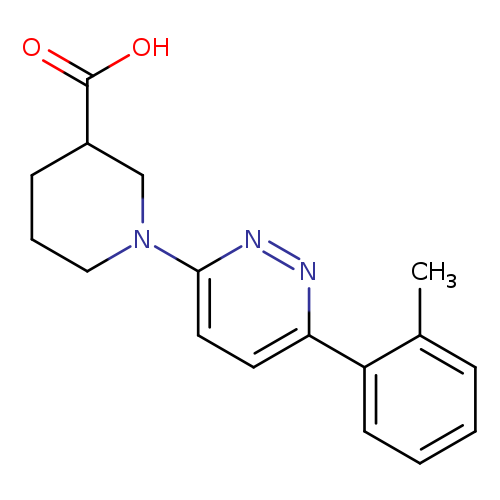 1-[6-(2-methylphenyl)pyridazin-3-yl]piperidine-3-carboxylic acid