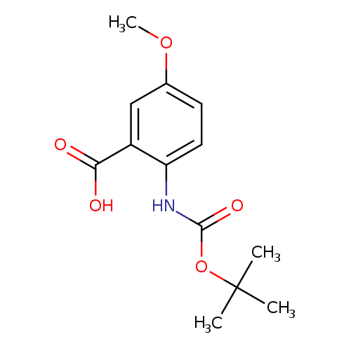 Benzoic acid, 2-[[(1,1-dimethylethoxy)carbonyl]amino]-5-methoxy-