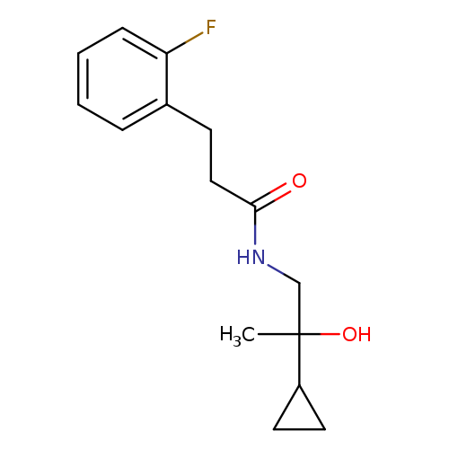 N-(2-cyclopropyl-2-hydroxypropyl)-3-(2-fluorophenyl)propanamide
