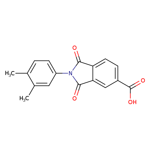 2-(3,4-Dimethylphenyl)-1,3-dioxoisoindoline-5-carboxylic acid