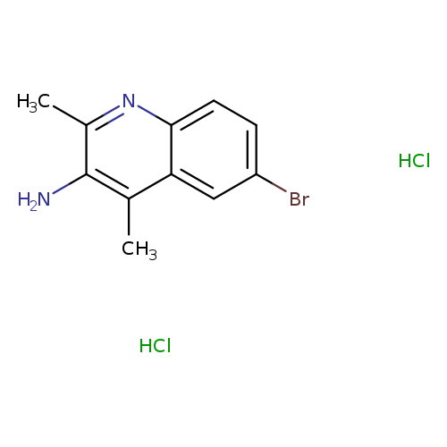 6-bromo-2,4-dimethylquinolin-3-aminedihydrochloride