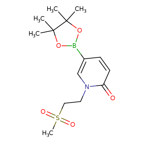 1-[2-(Methylsulfonyl)ethyl]-6-oxo-1,6-dihydropyridine-3-boronic Acid Pinacol Ester