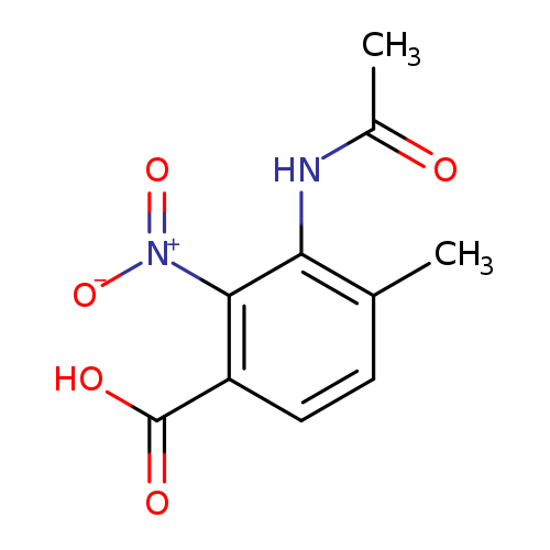 3-Acetamido-4-methyl-2-nitrobenzoic acid