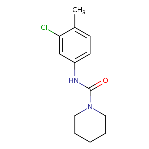 1-Piperidinecarboxamide, N-(3-chloro-4-methylphenyl)-