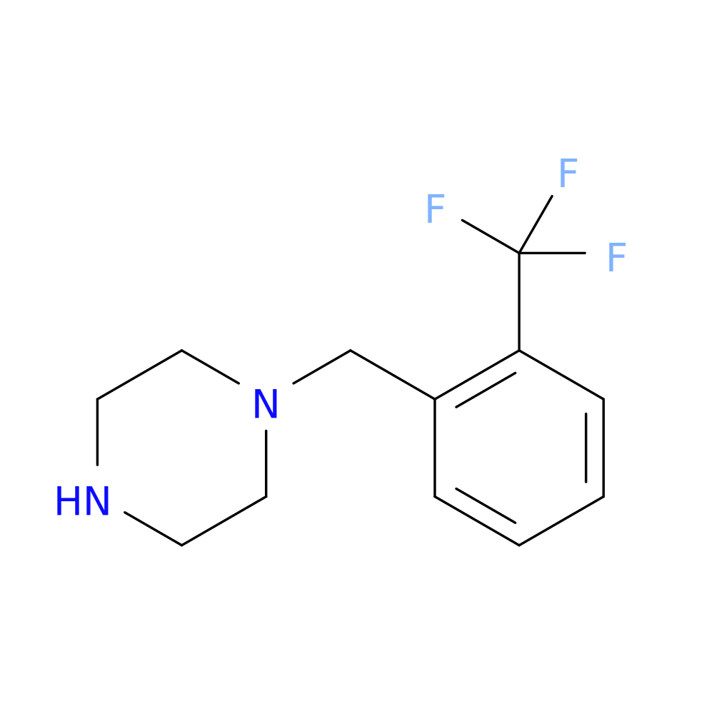 1-{[2-(trifluoromethyl)phenyl]methyl}piperazine