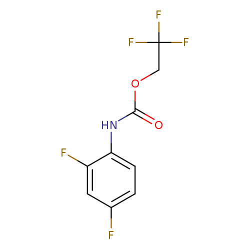 2,2,2-Trifluoroethyl 2,4-difluorophenylcarbamate