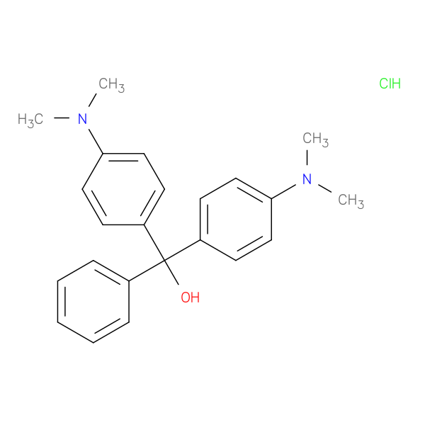 Benzenemethanol, 4-(dimethylamino)-α-[4-(dimethylamino)phenyl]-α-phenyl-, hydrochloride (1:1)