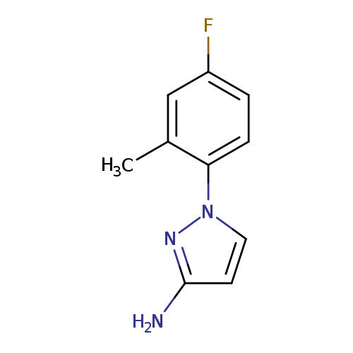 1-(4-fluoro-2-methylphenyl)-1H-pyrazol-3-amine