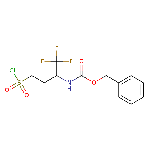 benzyl N-[4-(chlorosulfonyl)-1,1,1-trifluorobutan-2-yl]carbamate