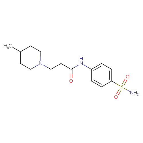 3-(4-methylpiperidin-1-yl)-N-(4-sulfamoylphenyl)propanamide
