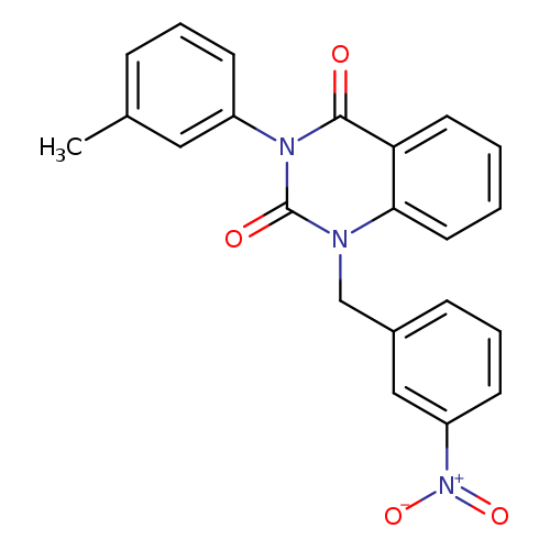 3-(3-methylphenyl)-1-[(3-nitrophenyl)methyl]-1,2,3,4-tetrahydroquinazoline-2,4-dione