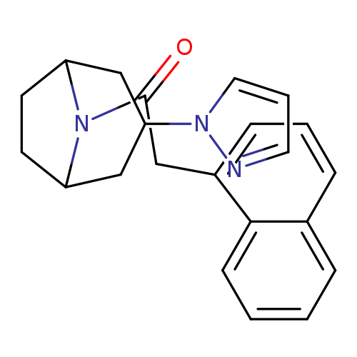 2-(naphthalen-1-yl)-1-[3-(1H-pyrazol-1-yl)-8-azabicyclo[3.2.1]octan-8-yl]ethan-1-one